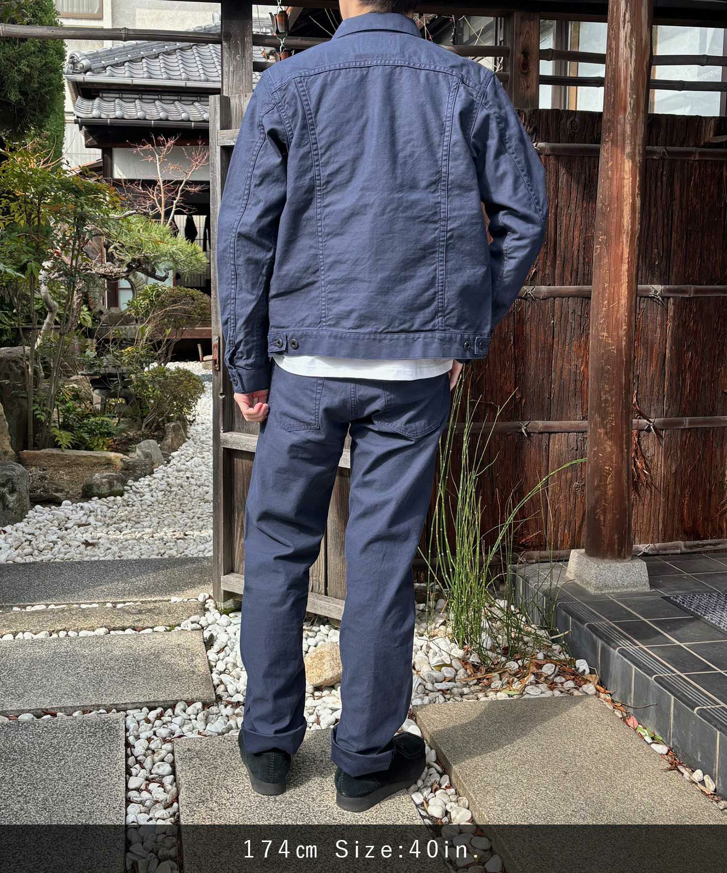 JAPAN BLUE JEANS】Sulpher Dyed Back Satin Type 2 Jacket | デニム