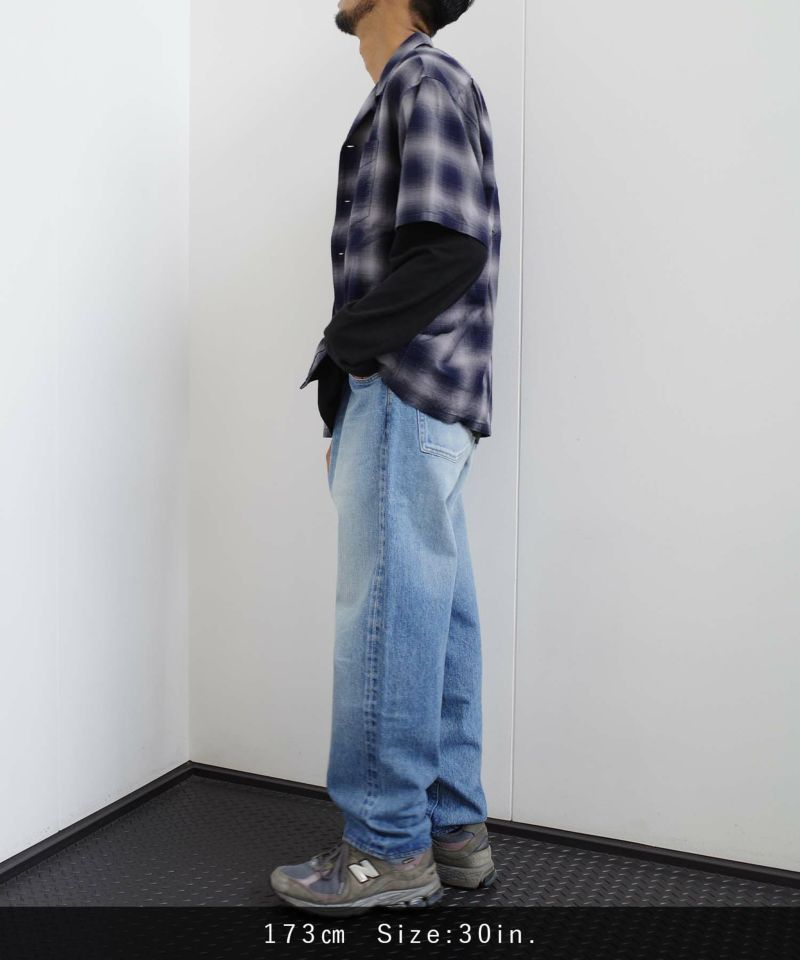 【新品未使用】JAPAN BLUE JEANS ワイドテーパードデニム 32 JAPAN BLUE JEANS JEANS（ジャパンブルージーンズ）別注 12oz