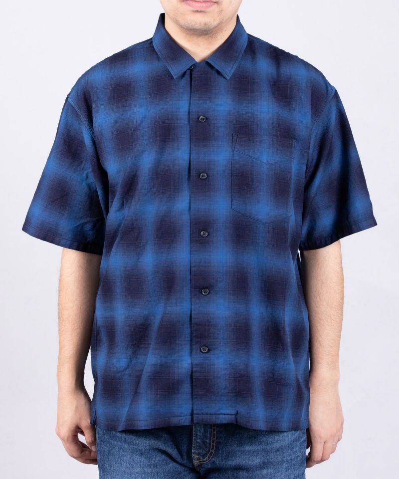 quoi73ページ10㎏ JAPAN BLUE JEANS】Indigo Check S/S Shirt | デニム研究所 by