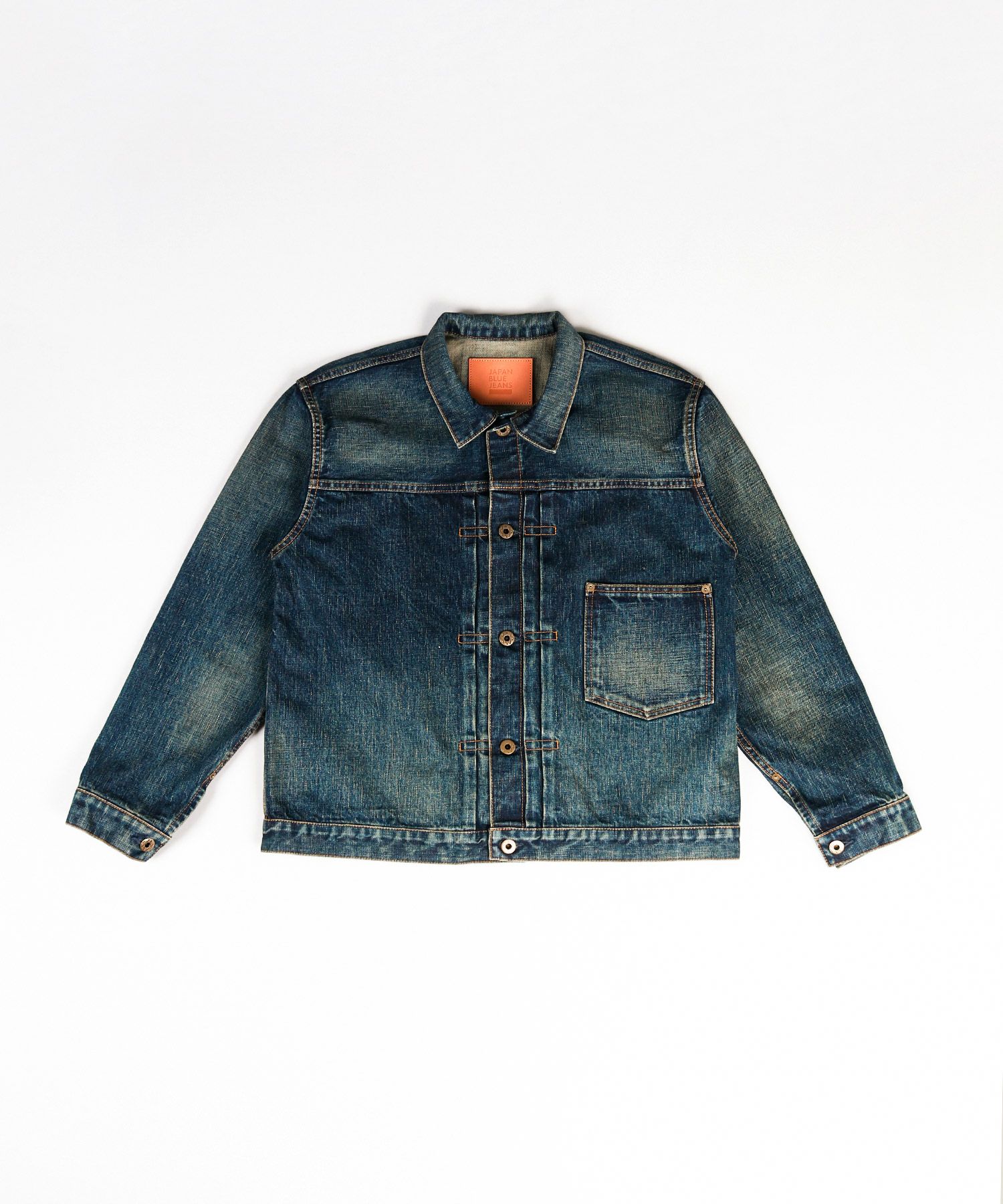JAPAN BLUE JEANS】14.8oz Type1 Denim Jacket（D01）14.8oz ハード