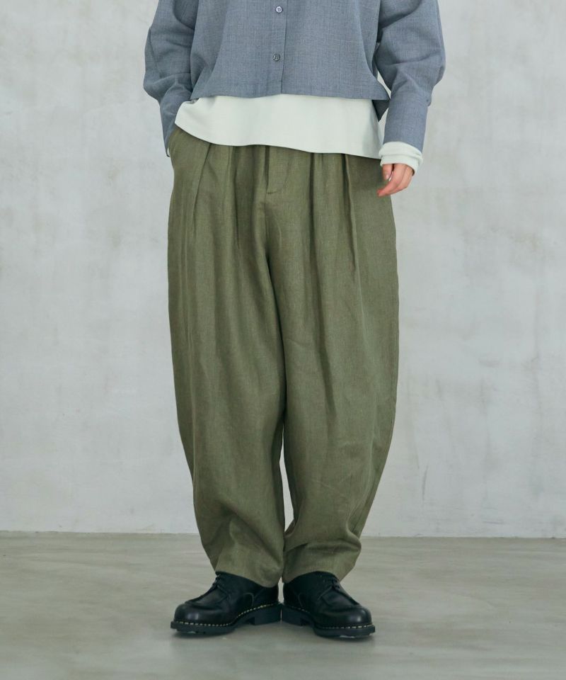 SETTO】SUNSET PANTS / フレンチリネン | デニム研究所 by JAPAN
