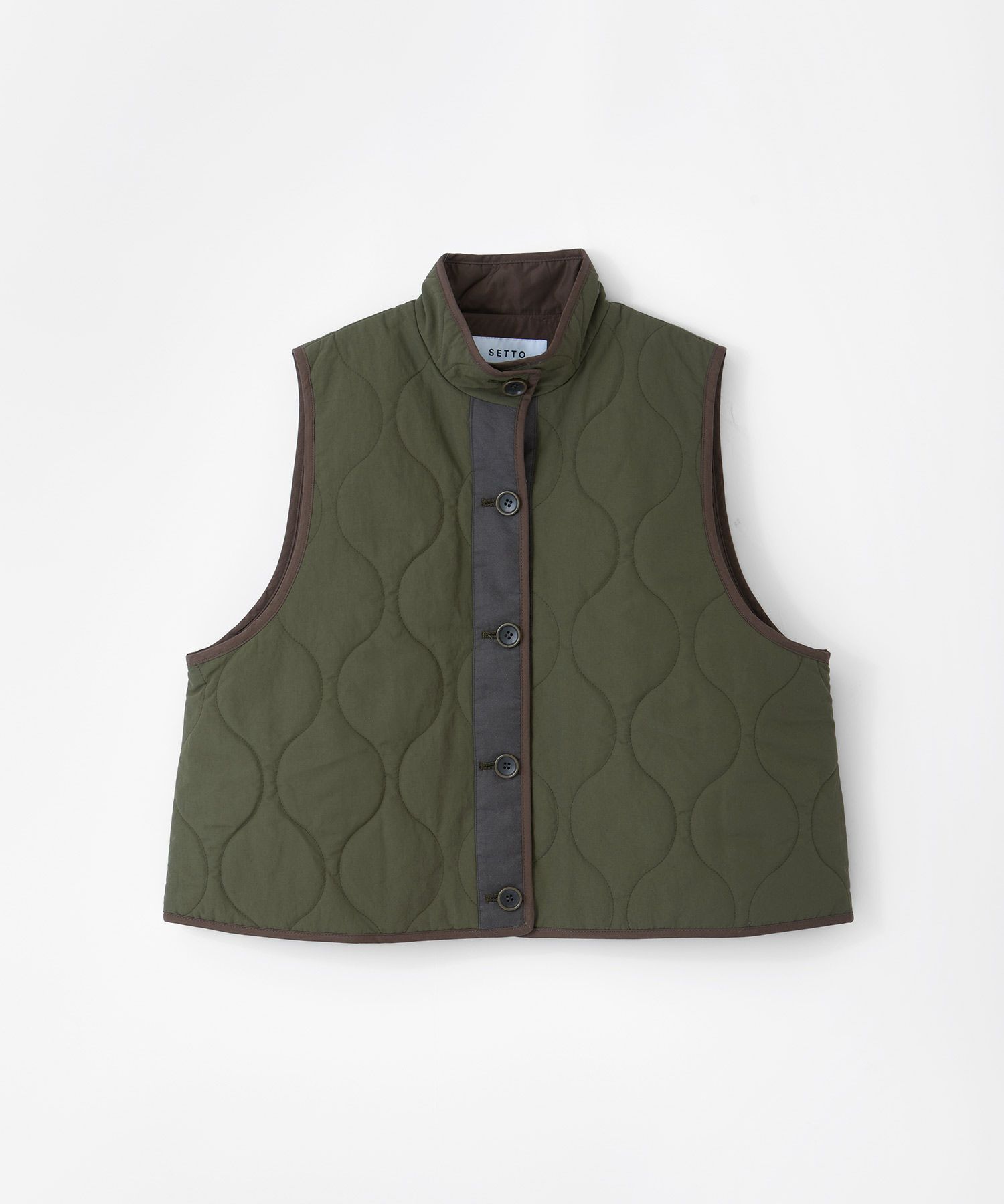 SETTO】QUILT VEST | デニム研究所 by JAPAN BLUE オンラインショップ