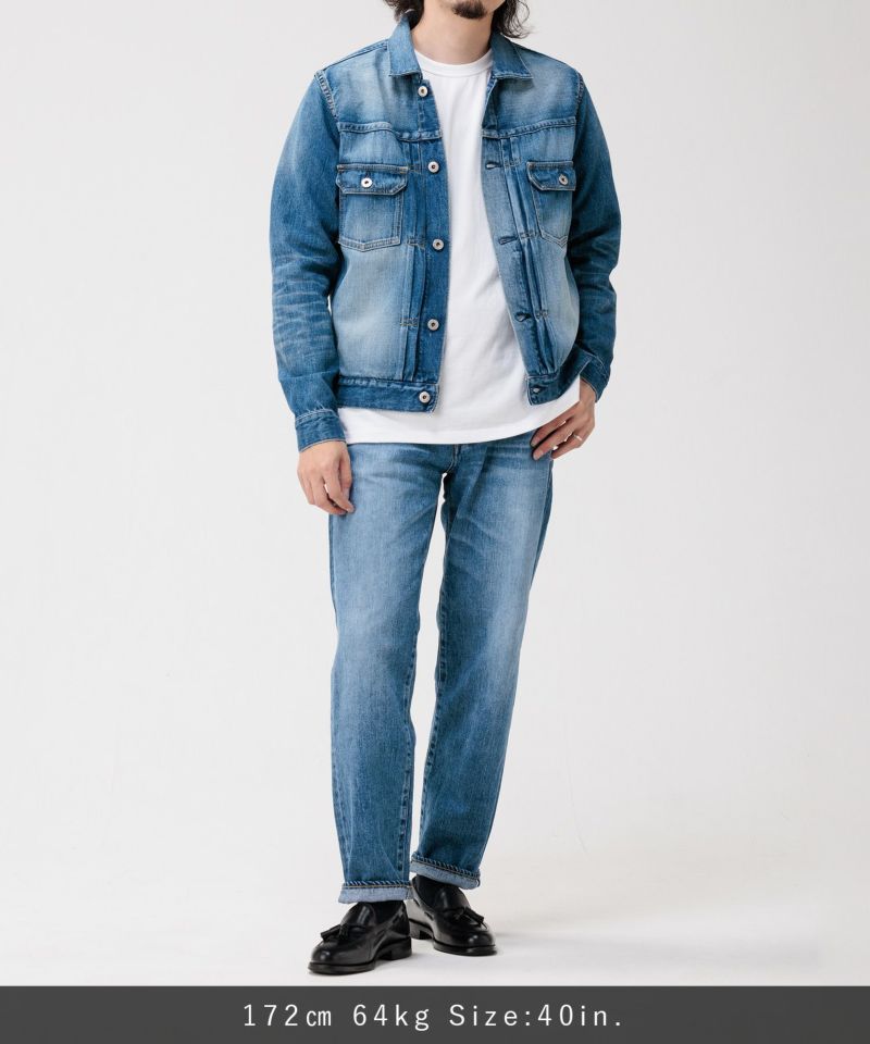 JAPAN BLUE JEANS】11oz Blue Selvedge Type2 Denim Jacket（M01