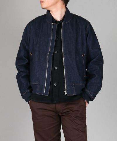 JAPAN BLUE JEANS】11.5oz Denim Bomber Jacket 11.5oz