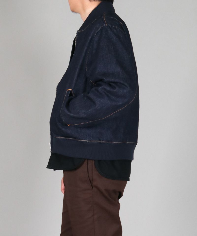 JAPAN BLUE JEANS】11.5oz Denim Bomber Jacket 11.5oz