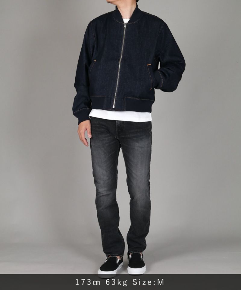 JAPAN BLUE JEANS】11.5oz Denim Bomber Jacket 11.5oz